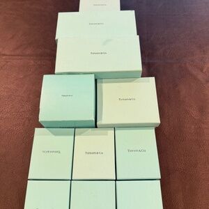 Lot of Random Tiffany Boxes 11 in Total